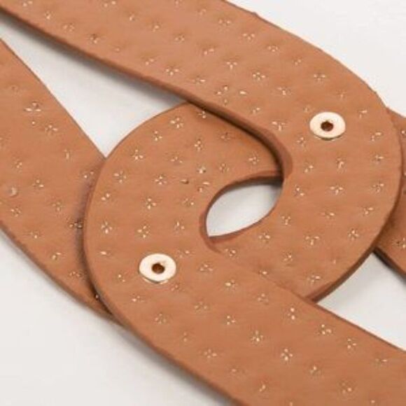 New Wide Waist Belt Elastic Cinch Stretch Rivet Belt - Picture 6 of 9